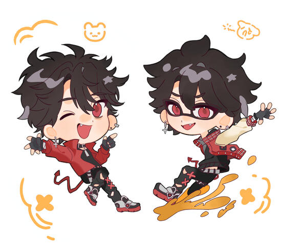 Causal Outfit Chibi Causal Outfit Chibi