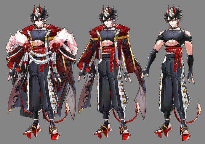 日式服設 Male Japanese Outfit / 🎨verykanashii