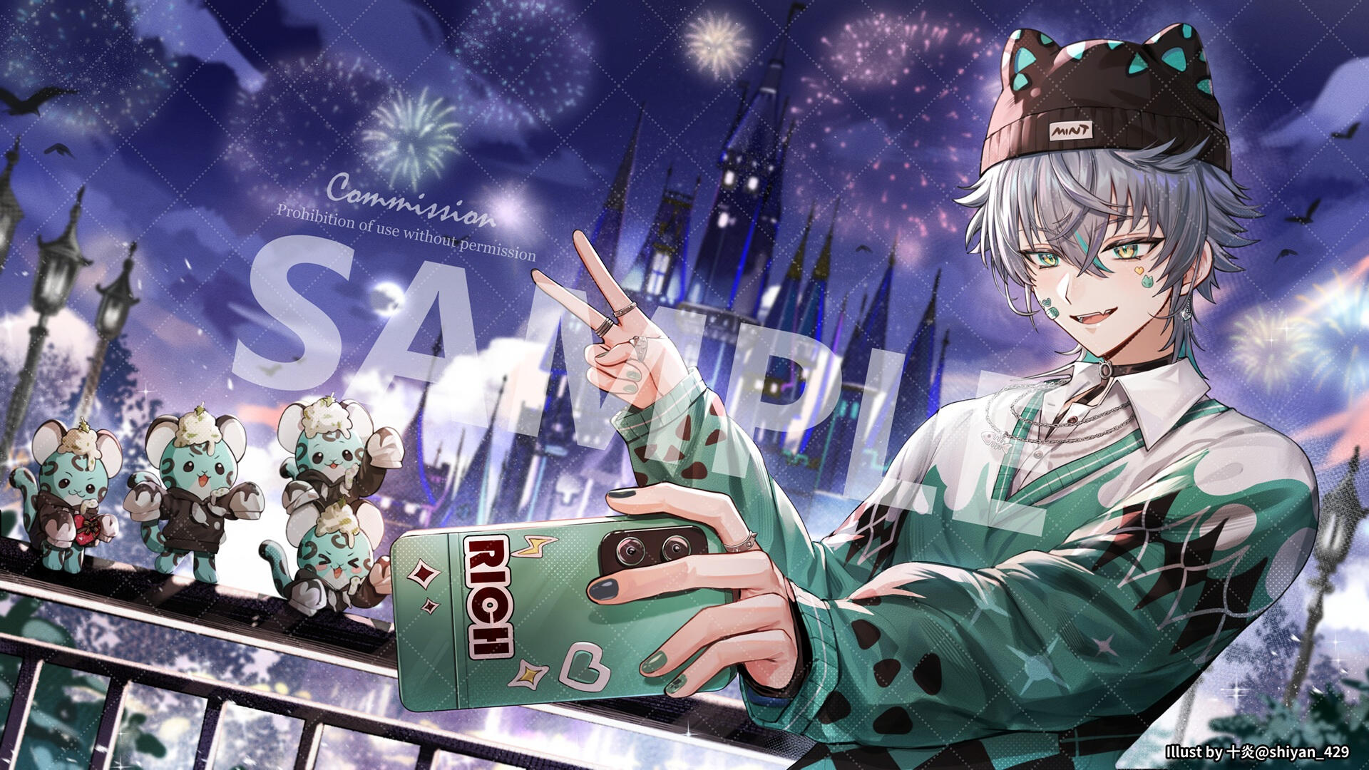 崎塔(Cakano) 情人節賀圖 / 粉絲委託