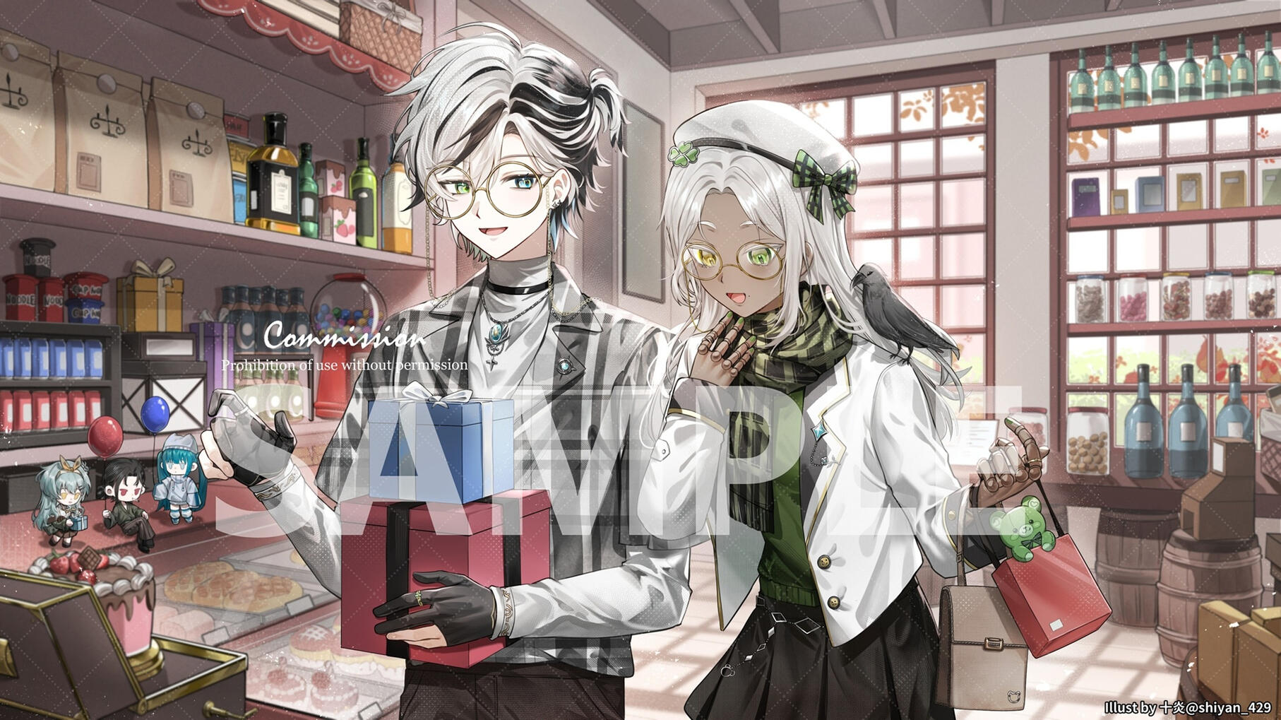 抓餅蛋 生日賀圖 / 私人委託