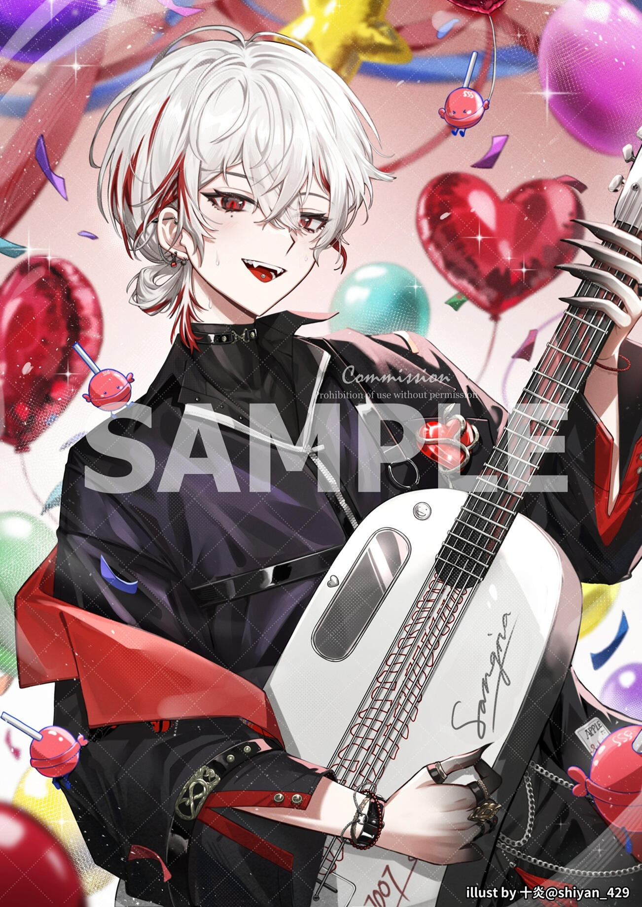 朔Sakuro (MΦONLIT) 2025生日應援活動主視覺圖 / 粉絲委託