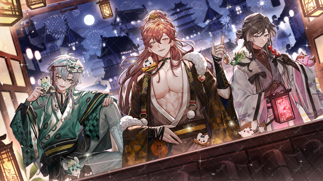 插畫、曲繪、角色滿版 Illustration, Cover Song Art, Character Page