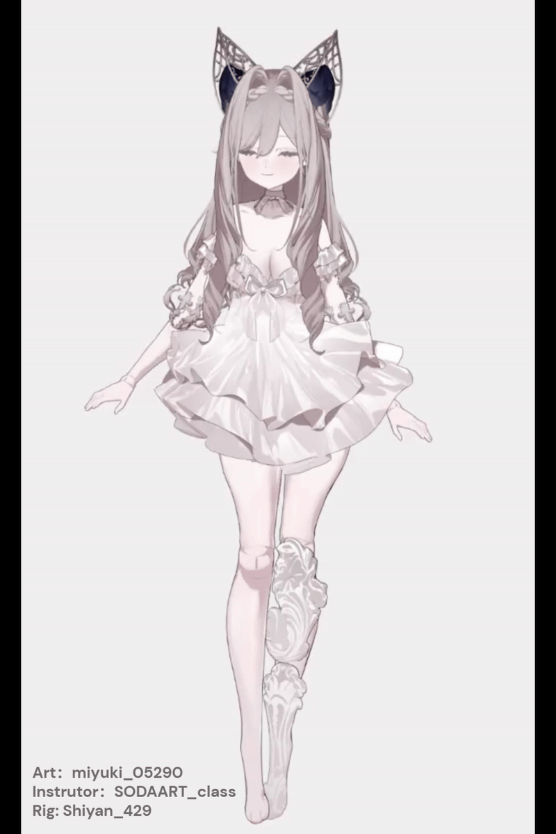 建模 Live2D Rigging